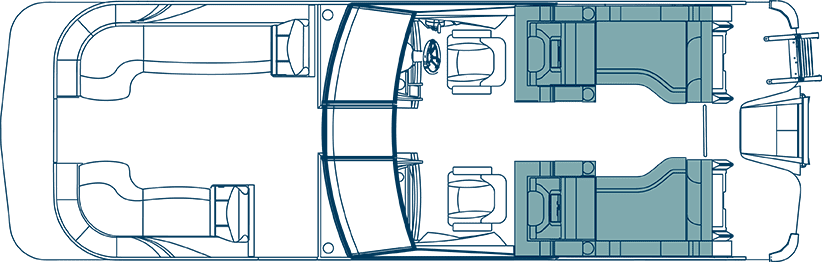 Crest Pontoon Floorplans  Find Your Perfect Pontoon Boat Today!