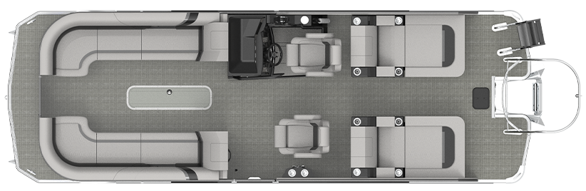 250 Caribbean RS SLRC Top View Default Gray Web